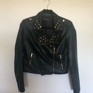 Studded “leather” jacket